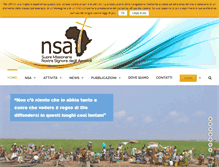 Tablet Screenshot of nsaitalia.org